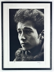 Bob Dylan Signed 18 x 27 Limited Edition Jim Marshall Photograph, Greenwich Village 1963 (Genesis Publications)(Epperson/REAL LOA)
