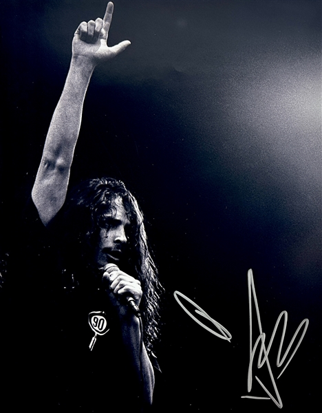 Chris Cornell Signed 11" x 14" Concert Photograph (Beckett/BAS)