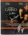Casino: Impressive Cast Signed LaserDisc Cover w/ DeNiro, Stone, Pesci, Rickles, & Woods! (Beckett/BAS LOA)