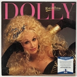 Dolly Parton Signed “Rainbow” Album Cover (Beckett/BAS)