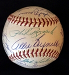 1954 NY Yankees Team Signed A.L. Baseball w/Mantle, Berra, Ford & Others (PSA/DNA)