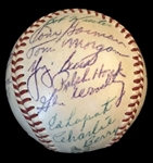1954 NY Yankees Team Signed A.L. Baseball w/Mantle, Berra, Ford & Others (PSA/DNA)