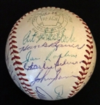 1954 NY Yankees Team Signed A.L. Baseball w/Mantle, Berra, Ford & Others (PSA/DNA)