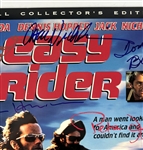 Easy Rider Cast Signed LaserDisc w/ Jack Nicholson, Peter Fonda, Dennis Hopper, + 2! (Beckett/BAS LOA)