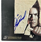 Clint Eastwood Signed Escape from Alcatraz LaserDisc Cover (Beckett/BAS)