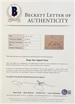 Beatles: Ringo Starr Signed 1972 Business Check (Beckett/BAS Encapsulated & LOA)