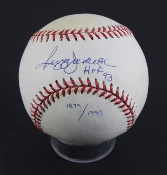 Reggie Jackson "HOF 93" (1879/1993) Signed OAL Baseball (UDA)