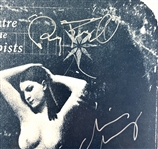 Janes Addiction Group Signed Concert Poster (Epperson/REAL)