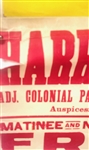 Original Clyde Beatty & Cole Bros. Traveling Circus Poster (circa 1950's) Harrisburg, PA Show