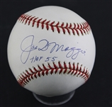 Joe DiMaggio HOF 55  Signed OAL Baseball (PSA/DNA)