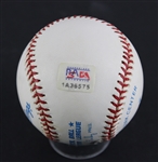 Joe DiMaggio HOF 55  Signed OAL Baseball (PSA/DNA)