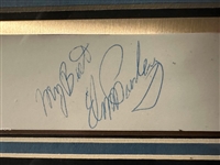 Elvis Presley Signed Segment in Framed Memorabilia Display (PSA/DNA LOA)