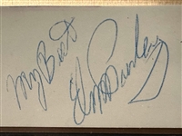 Elvis Presley Signed Segment in Framed Memorabilia Display (PSA/DNA LOA)