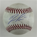 Ronald Acuna Jr. Game Used & Signed OML Baseball :: Used 9-02-2023 ATL vs LAD :: Ball Pitched to Acuna, HR Game, MVP Year! (MLB Holo & PSA/DNA)	
