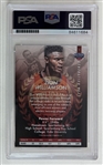 Zion Williamson Signed 2019-2020 New Orleans Draft Next #1 Rookie Card (PSA/DNA Encapsulated)
