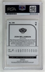 Zion Williamson Signed 2019 NBA Hoops #296 Rookie Card w/ Gem Mint 10 Auto! (PSA/DNA Encapsulated)