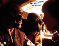 Star Wars: Alfie Curtis Signed & Dr Evazan Inscribed 11 x 14 Photo from Only Signing Ever Done! (Beckett/BAS)(Grad Collection)