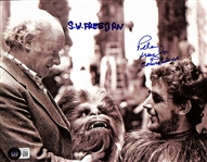 Star Wars: Peter Mayhew & Stuart Freeborn Signed 8 x 10 Photograph (Beckett/BAS LOA)(Grad Collection)