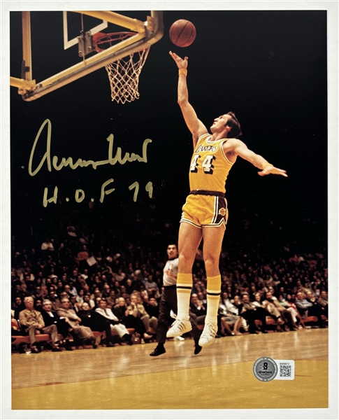 Jerry West Signed 8" x 10" Photo (Beckett/BAS)