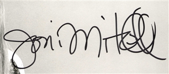 Joni Mitchell Signed 8 x 10 Photo (Epperson/REAL LOA)