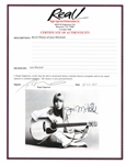 Joni Mitchell Signed 8 x 10 Photo (Epperson/REAL LOA)