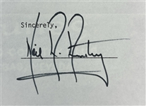 Neil Armstrong Signed Letter w/ Full Neil A. Armstrong Autograph (Beckett/BAS LOA)
