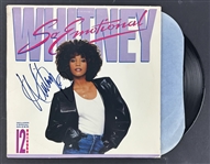Whitney Houston Signed So Emotional Album Cover w/ Vinyl (Epperson/REAL LOA)