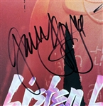 INXS: Group Signed Listen Like Thieves Album Cover w/ Vinyl (6 Sigs)(Epperson/REAL LOA)