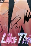 INXS: Group Signed Listen Like Thieves Album Cover w/ Vinyl (6 Sigs)(Epperson/REAL LOA)