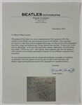 Beatles: Fully Group Signed Vintage Album Page w/ Gem Mint 10 Autos! (Beckett/BAS Encapsulated & LOA)(Epperson/REAL LOA)(Caiazzo LOA)