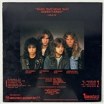 Metallica: Group Signed Rare First Album Pressing of Kill 'Em All w/ John - Metal Up Yer F*ckin A**! Inscription (Beckett/BAS LOA)