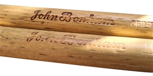 Led Zeppelin: John Bonham Custom Made, Studio Used Drumsticks from Presence Recording Sessions in Munich (Nov. 1975) with Excellent Provenance