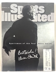 Lot of 3: Signed Sports Illustrated Magazines including Larry Bird, Phil Jackson, and Dean Smith (Beckett/BAS)