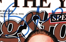 U2: Band Signed 2004 Rolling Stone Magazine Cover (4 Sigs)(Epperson/REAL LOA)