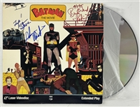 Adam West & Burt Ward Signed Batman The Movie LaserDisc (Beckett/BAS)