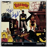 Adam West & Burt Ward Signed Batman The Movie LaserDisc (Beckett/BAS)