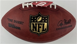 50 TD Club: Tom Brady, Patrick Mahomes, & Peyton Manning Signed NFL Leather Game Model Football (Beckett/BAS LOA)