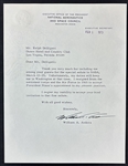 Apollo 8: Bill Anders Signed Letter on NASC Letterhead (Third Party Guaranteed)