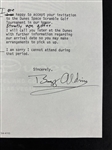 Buzz Aldrin Signed & Inscribed Letter on Dunes Hotel & Country Club Letterhead (Third Party Guaranteed)