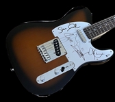 Journey Group Signed Fender Squier Telecaster Guitar (Original Lineup)(JSA LOA)