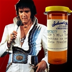Elvis Presleys Prescription Container for Valium - From the Collection of His Las Vegas Physician Dr. Elias Ghanem
