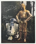 Star Wars Return of the Jedi Incredible Fully Signed Set of Eleven (11) 16 x 20 Lobby Cards with Ford, Fisher, Hamill, etc. - Only Known Fully Signed Complete Set in Existence! (Beckett/BAS)