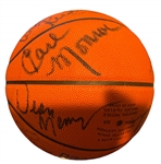 1973 New York Knicks (World Champs) Team Signed Commemorative NBA Leather Game Model Basketball (15 Sigs)(JSA LOA)