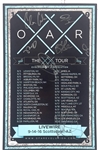 OAR: Group Signed 2016 "The XX Tour"  20th Anniversary Poster (JSA) 