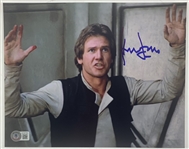 Star Wars: Harrison Ford Signed 8 x 10 Photo w/ Gem Mint 10 Auto! (Beckett/BAS LOA)