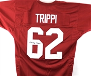 Charley Trippi Signed Chicago Cardinals Pro Style Jersey (JSA)