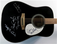 The Eagles Incredible Group Signed Takamine Acoustic Guitar (5 Sigs)(JSA & Beckett/BAS LOAs)