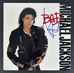 Michael Jackson Boldly Signed "Bad" Record Album w/ Vinyl (JSA LOA)
