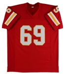 Jared Allen Signed Chiefs Style Jersey (Beckett/BAS Witnessed)