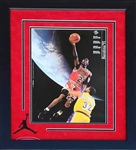 Michael Jordan Hand Signed 13 x 17 1992 Barcelona Olympics Promotional Poster in Framed Display (Beckett/BAS LOA)